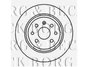 BORG & BECK BBD5083 stabdžių diskas 
 Dviratė transporto priemonės -> Stabdžių sistema -> Stabdžių diskai / priedai
569117, 569209, 90512909, 9051299