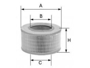 UNIFLUX FILTERS XA92 oro filtras