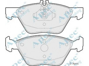 APEC braking PAD923 stabdžių trinkelių rinkinys, diskinis stabdys 
 Techninės priežiūros dalys -> Papildomas remontas
05114555AA, 05139218AA, 5114555AA