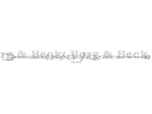BORG & BECK BWL3088 įspėjimo kontaktas, stabdžių trinkelių susidėvėjimas
C2P17004