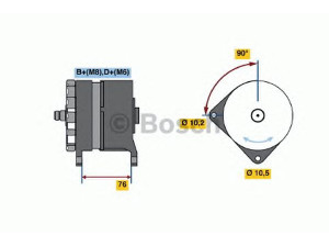 BOSCH 0 120 469 984 kintamosios srovės generatorius 
 Elektros įranga -> Kint. sr. generatorius/dalys -> Kintamosios srovės generatorius