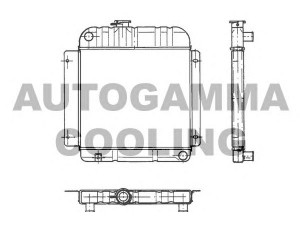 AUTOGAMMA 100080 radiatorius, variklio aušinimas 
 Aušinimo sistema -> Radiatorius/alyvos aušintuvas -> Radiatorius/dalys
1019029, 1103507, 17111019029, 17111103507