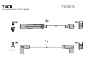 TESLA T197B uždegimo laido komplektas