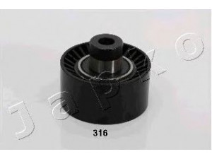 JAPKO 129316 kreipiantysis skriemulys, V formos rumbuotas diržas 
 Diržinė pavara -> V formos rumbuotas diržas/komplektas -> Laisvasis/kreipiamasis skriemulys
Y602-15-940, 13570-YV010
