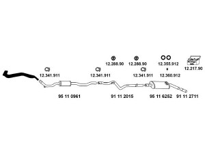 EBERSPÄCHER 12_887 išmetimo sistema 
 Išmetimo sistema -> Išmetimo sistema, visa