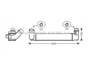 AVA QUALITY COOLING RT4564 tarpinis suslėgto oro aušintuvas, kompresorius 
 Variklis -> Oro tiekimas -> Įkrovos agregatas (turbo/superįkrova) -> Tarpinis suslėgto oro aušintuvas
144960600R, 144963639R