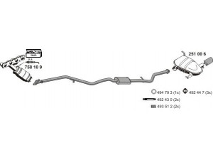 ERNST 020342 išmetimo sistema 
 Išmetimo sistema -> Išmetimo sistema, visa
