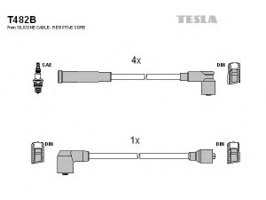 TESLA T482B uždegimo laido komplektas 
 Kibirkšties / kaitinamasis uždegimas -> Uždegimo laidai/jungtys
ZX1918140