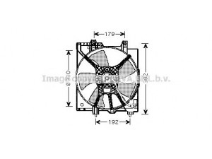 AVA QUALITY COOLING SU7509 ventiliatorius, radiatoriaus 
 Aušinimo sistema -> Oro aušinimas
45137FA002