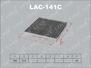 LYNXauto LAC-141C filtras, salono oras 
 Techninės priežiūros dalys -> Techninės priežiūros intervalai
08975-K1000, 72880-AJ000, 72880-AJ0009P