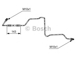 BOSCH 1 987 481 611 stabdžių žarnelė 
 Stabdžių sistema -> Stabdžių žarnelės
82 00 247 823, 82 00 621 858