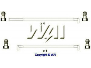 WAIglobal SL184 uždegimo laido komplektas