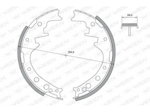 WEEN 152-2273 stabdžių trinkelių komplektas 
 Techninės priežiūros dalys -> Papildomas remontas
J0449535122