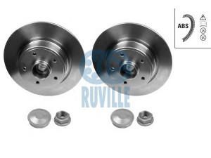 RUVILLE 5504BD stabdžių diskas 
 Ašies montavimas/vairavimo mechanizmas/ratai -> Rato stebulė/montavimas -> Rato guolis