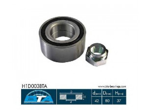 BTA H1D003BTA rato guolio komplektas 
 Ašies montavimas/vairavimo mechanizmas/ratai -> Rato stebulė/montavimas -> Rato guolis
60815882, 60815882, 71714472