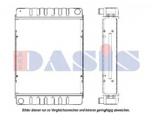 AKS DASIS 440219N radiatorius, variklio aušinimas