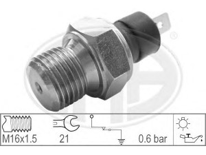 ERA 330010 alyvos slėgio jungiklis 
 Variklis -> Variklio elektra
1646357, 86GB-9278A-B, GPS 138