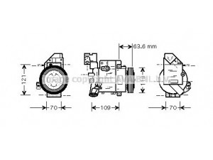 AVA QUALITY COOLING MSK075 kompresorius, oro kondicionierius 
 Oro kondicionavimas -> Kompresorius/dalys
0002305911, 0002307911