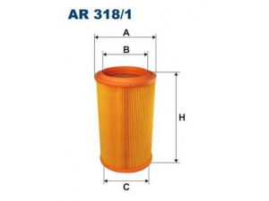 FILTRON AR318/1 oro filtras 
 Techninės priežiūros dalys -> Techninės priežiūros intervalai
60811342, 608113421, 7786225, 7786226