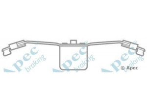 APEC braking KIT1040 priedų komplektas, stabdžių trinkelė 
 Stabdžių sistema -> Būgninis stabdys -> Dalys/priedai