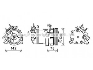 AVA QUALITY COOLING JEK065 kompresorius, oro kondicionierius 
 Oro kondicionavimas -> Kompresorius/dalys
55037466AA, 55037466AB, 55037466AC