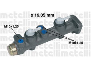 METELLI 05-0063 pagrindinis cilindras, stabdžiai 
 Stabdžių sistema -> Pagrindinis stabdžių cilindras
4188225, 4189021, 4203721, 4231433