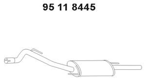 EBERSPÄCHER 95 11 8445 galinis duslintuvas 
 Išmetimo sistema -> Duslintuvas
044.253.609 AJ
