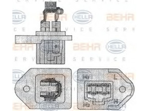 HELLA 9ML 351 303-301 varža, vidaus pūtiklis 
 Šildymas / vėdinimas -> Orpūtė/dalys
74290-85C00