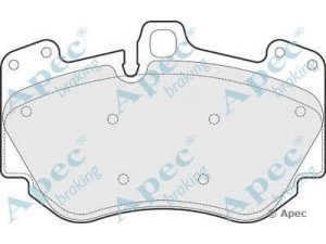 APEC braking PAD1647 stabdžių trinkelių rinkinys, diskinis stabdys 
 Techninės priežiūros dalys -> Papildomas remontas
4E0698151G