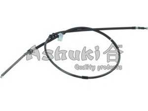 ASHUKI HRK12886 trosas, stovėjimo stabdys 
 Stabdžių sistema -> Valdymo svirtys/trosai
MR128204, 26051-AA020, 26051-AA021
