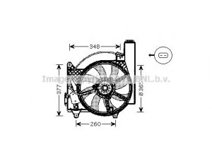 AVA QUALITY COOLING OL7531 ventiliatorius, radiatoriaus 
 Aušinimo sistema -> Oro aušinimas
1314497, 1314557, 1341374, 1341382