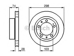 BOSCH 0 986 478 418 stabdžių diskas 
 Stabdžių sistema -> Diskinis stabdys -> Stabdžių diskas
951 351 041 01, 951 351 041 02