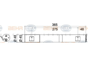 HELLA 8FT 351 335-191 džiovintuvas, oro kondicionierius 
 Oro kondicionavimas -> Džiovintuvas
169 830 00 58, A 169 830 00 58