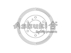 ASHUKI N015-01 stabdžių būgnas 
 Stabdžių sistema -> Būgninis stabdys -> Stabdžių būgnas
14.5073.10/BREMBO, 2361-S/ABS, 43206-08G11