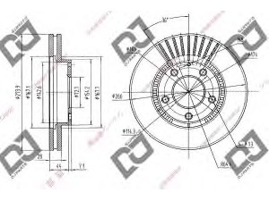 DJ PARTS BD2047 stabdžių diskas 
 Stabdžių sistema -> Diskinis stabdys -> Stabdžių diskas
T0023325X, T0023325XA