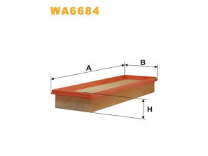 WIX FILTERS WA6684 oro filtras 
 Filtrai -> Oro filtras
1654600Q0C, 1654600QAE, 1654600QAP