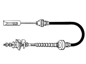 CEF VW01152 sankabos trosas 
 Dviratė transporto priemonės -> Kabeliai ir tachometro velenaai -> Sankabos trosas
867721335E