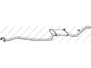 BOSAL 293-641 galinis duslintuvas 
 Išmetimo sistema -> Duslintuvas
1659732, 5023932, 6149828, 6166383