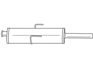 AKS DASIS SG50484 vidurinis duslintuvas