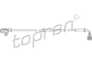 TOPRAN 110 490 jutiklis, rato greitis 
 Elektros įranga -> Jutikliai
1 048 603, 98VW2B372BA, 7M0 927 807C