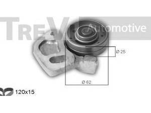 TREVI AUTOMOTIVE KD1441 paskirstymo diržo komplektas 
 Techninės priežiūros dalys -> Papildomas remontas