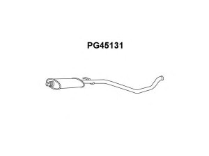 VENEPORTE PG45131 priekinis duslintuvas 
 Išmetimo sistema -> Duslintuvas
170561, 171729