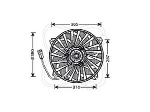 ELECTRO AUTO 32VC004 ventiliatorius, radiatoriaus 
 Aušinimo sistema -> Oro aušinimas
1250G1