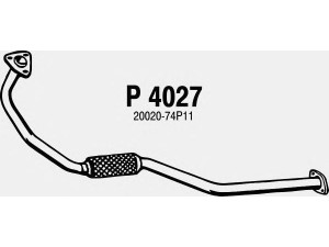 FENNO P4027 išleidimo kolektorius 
 Išmetimo sistema -> Išmetimo vamzdžiai
20020-74P11