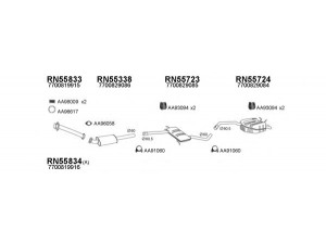 VENEPORTE 550280 išmetimo sistema 
 Išmetimo sistema -> Išmetimo sistema, visa