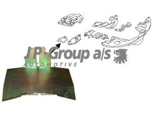 JP GROUP 8111000506 oro sklendė, variklis 
 Aušinimo sistema -> Oro aušinimas
311119317A