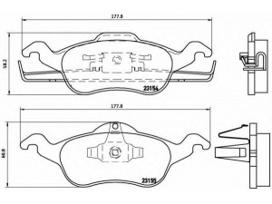 BREMBO P 24 046 stabdžių trinkelių rinkinys, diskinis stabdys 
 Techninės priežiūros dalys -> Papildomas remontas
1075558, 1107697, 1136519, 1151049