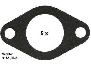 WAHLER 115600D5 tarpiklis, EGR vožtuvo vamzdelis 
 Kuro mišinio formavimas -> Išmetimo emisijos valdymas -> Išmetamųjų dujų recirkuliacija -> Tarpikliai
069 131 547 D, 1 008 707, 95VW 9D476 DA
