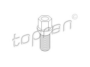 TOPRAN 111 477 rato varžtas 
 Ratai / padangos -> Priedai
431 601 139A, 8D0 601 139A, 8D0 601 139D