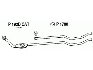 FENNO P192DCAT katalizatoriaus keitiklis 
 Išmetimo sistema -> Katalizatoriaus keitiklis
BM80039H, 1705-FA